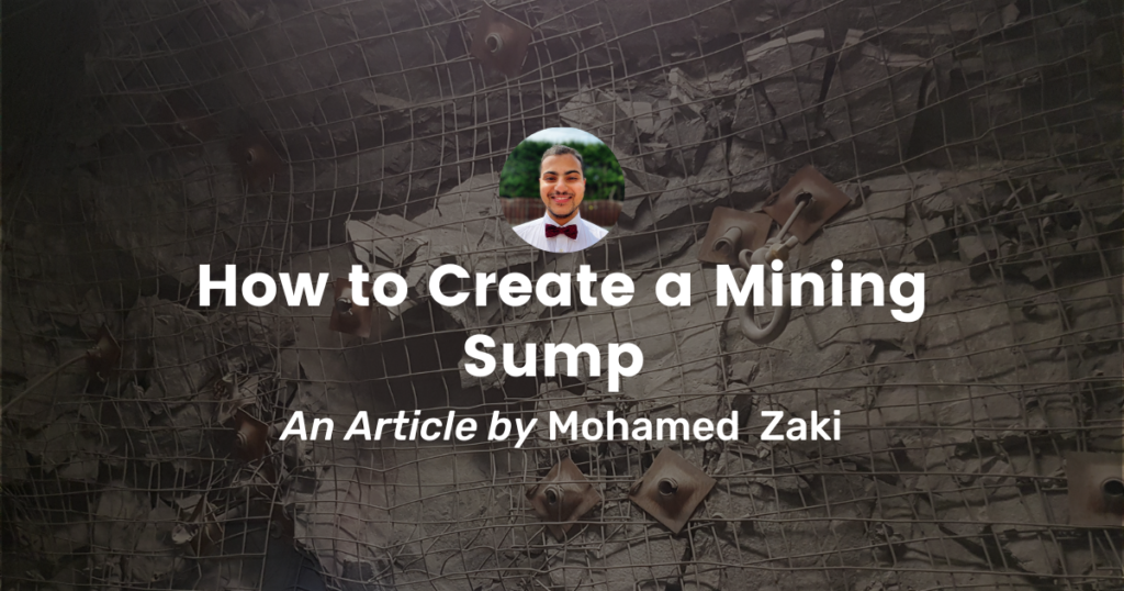 How to Create a Mining Sump - Promine Banner Blog