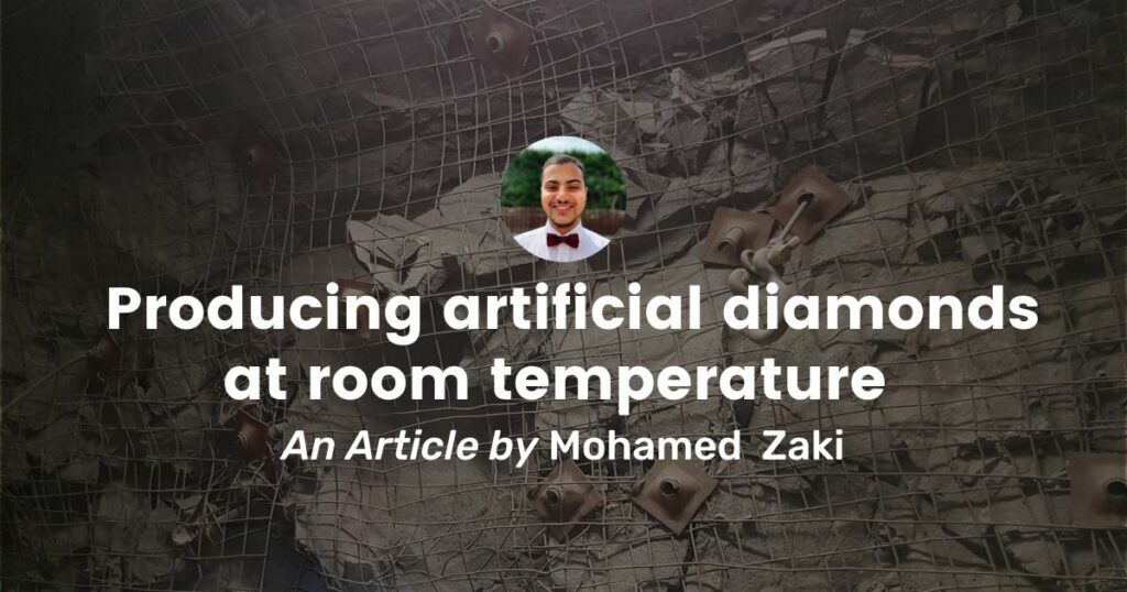 Producing Artificial Diamonds at Room Temperature - - Promine Banner Blog