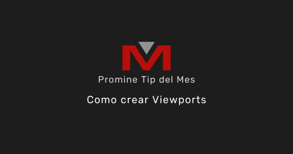 Como crear Viewports - Promine Banner Tip del mes