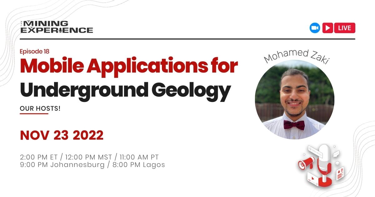 Mobile Applications for Underground Geology - Promine Podcast Banner
